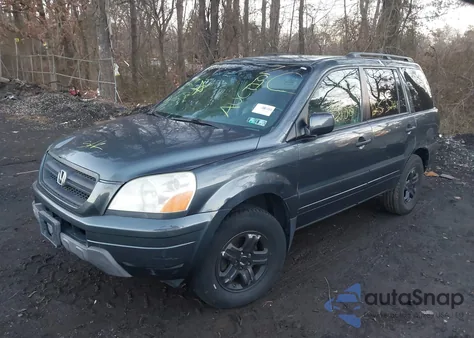 2005 Honda Pilot Ex-L z USA, uszkodzony, nr VIN 5FNYF18685B007318